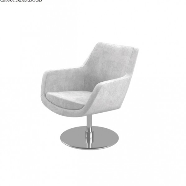 Calvin fully Upholstered Hospitality Commercial Restaurant Lounge Hotel dining low back metal arm chair
